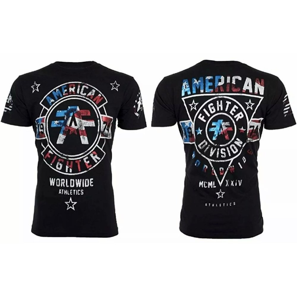 AMERICAN FIGHTER Men's T-Shirt S/S SILVER LAKE
